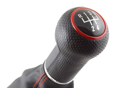 Řadící páka s manžetou VW Golf IV, Bora 5st. červená 23mm