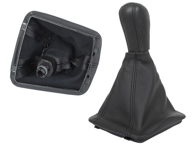 Řadící páka s manžetou Škoda Octavia II 04-12 5st. černá