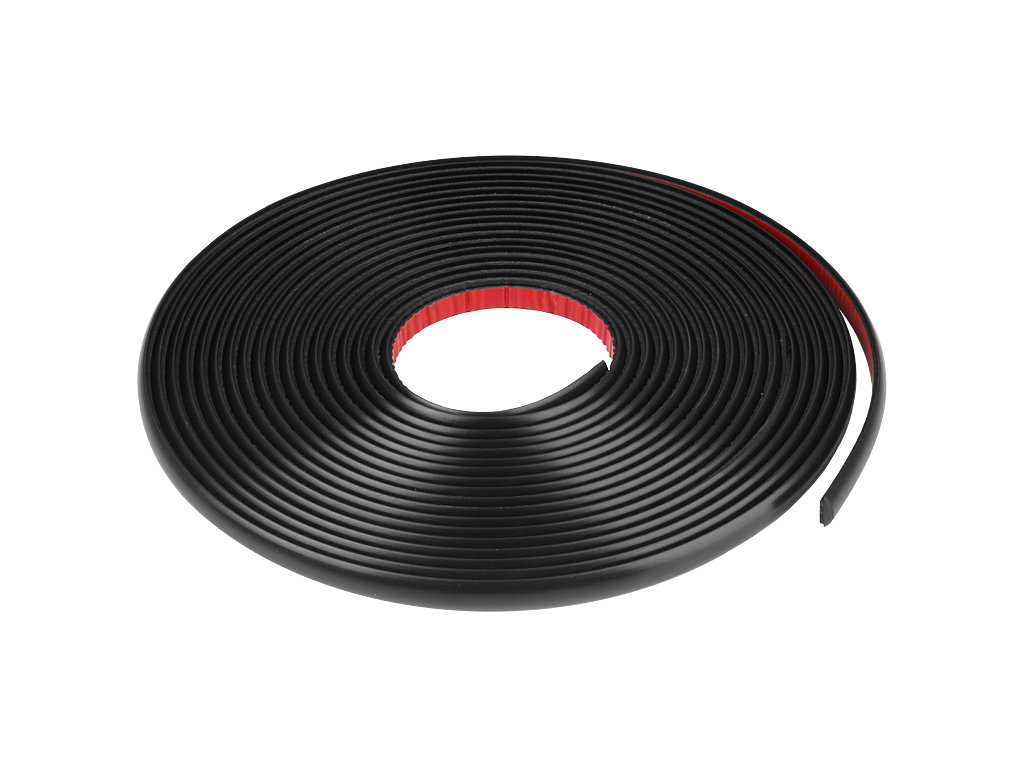Černá samolepící PVC lišta 14mm x 5M
