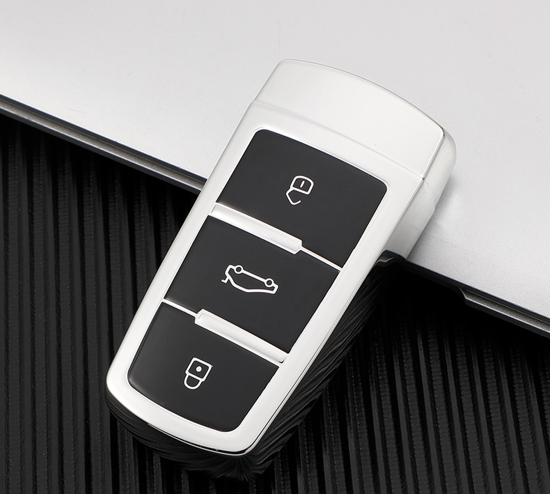 Obal na klíč VW Passat B6 - chrom