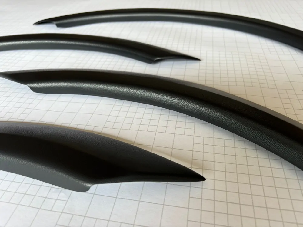 Plastové lemy blatníku Opel Astra G 3/5 dveř, sedan - jemný desén 1998-2009