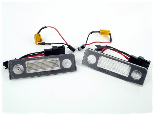 LED osvětlení SPZ Škoda Octavia II / Roomster 2008-2013