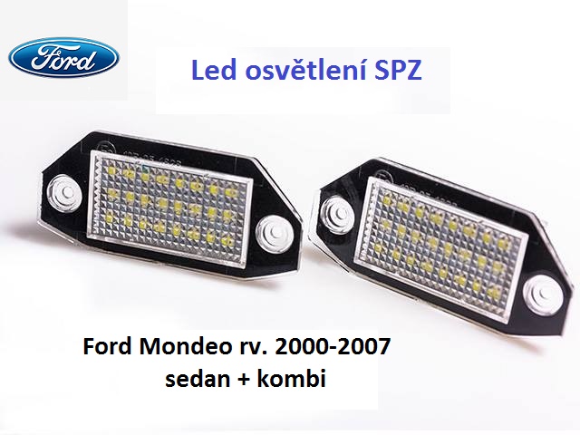 Led osvětlení SPZ Ford Mondeo MK3 2000-2007