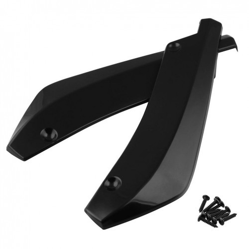 Univerzální spoiler 345x350mm černý lesk