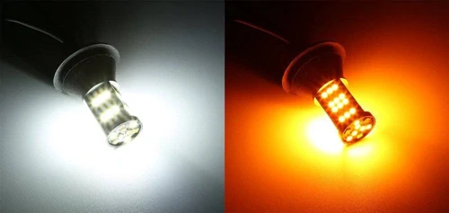 2v1 LED denní svícení + směrová světla | AUTOMATICKÁ | PY21W 81 SMD 3030