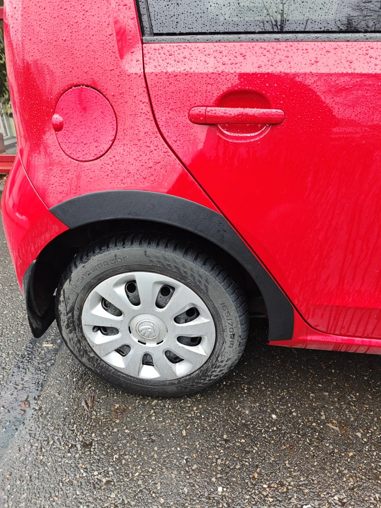 Plastové lemy blatníku Škoda Citigo / VW Up 2011-2019 5dv.