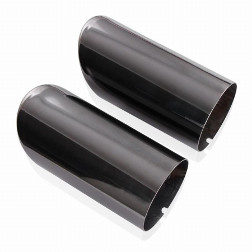 Koncovka výfuku Tdi Tsi 70mm - 2kusy Černý mat