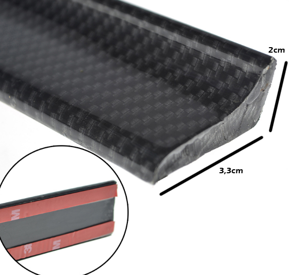 Zadní spoiler kufru univerzální Carbon - 1,5M