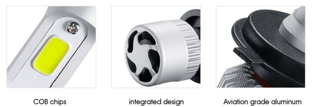 Led H4 žárovka S2 COB 72W 16000 lm CAN BUS