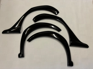 Plastové lemy blatníku Škoda Fabia I - 4ks  Premium lesk