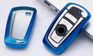 Obal na klíč BMW 1 2 3 5 7 F10 F20 F30 - modrá