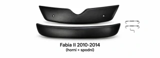 Sada zimních clon horní + spodní Škoda Fabia II, Roomster 2010-2014 PSK